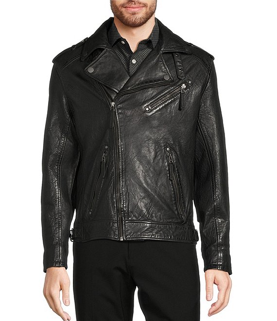 Murano Moto Leather Jacket | Dillard's