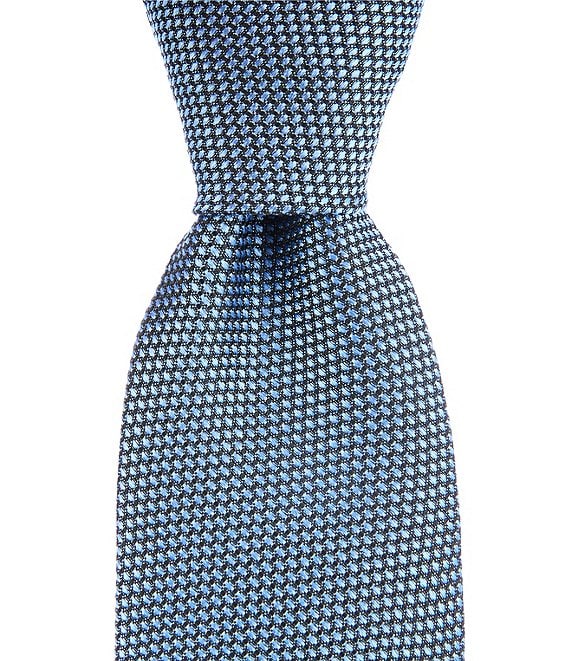 Murano Non Solid Narrow Weave Poly Silk Tie