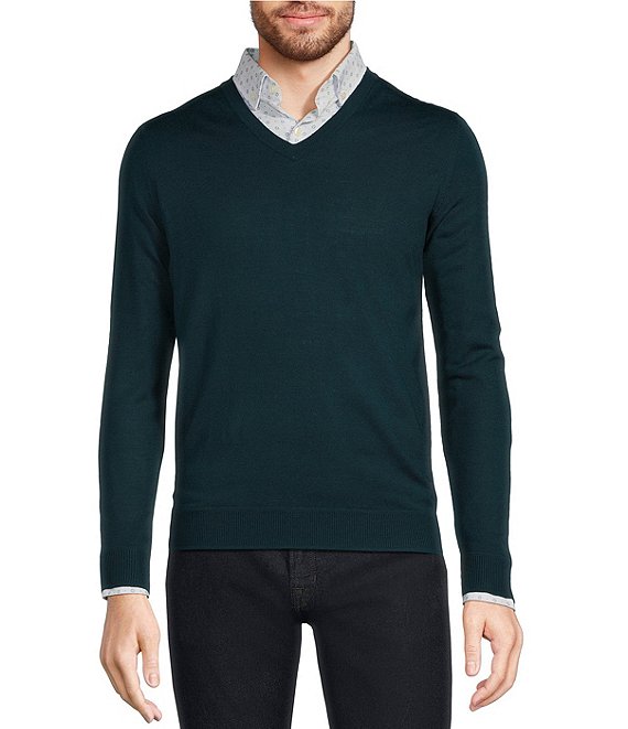 Murano Performance Solid V-Neck Sweater | Dillard's