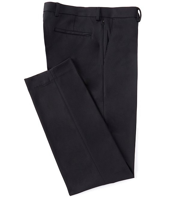 Skinny Fit Stretch Suit Pants in Black | Hallensteins NZ