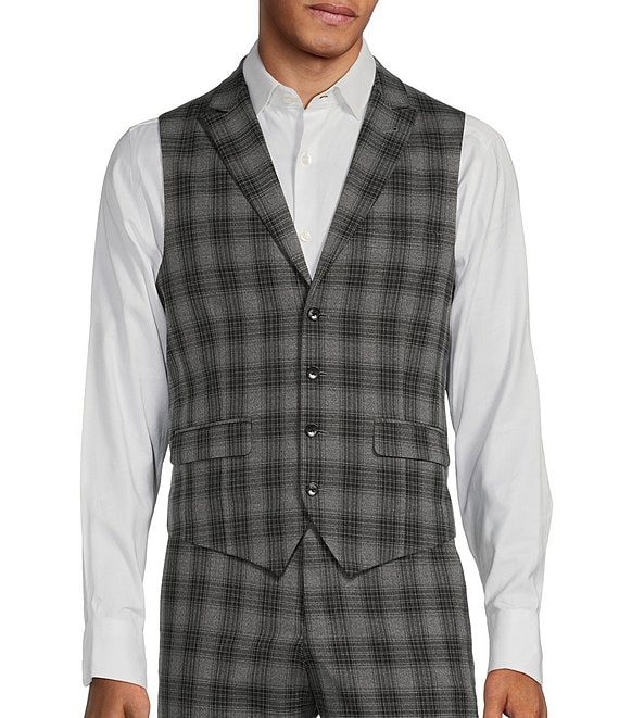 Murano Plaid Suit Separates Vest | Dillard's