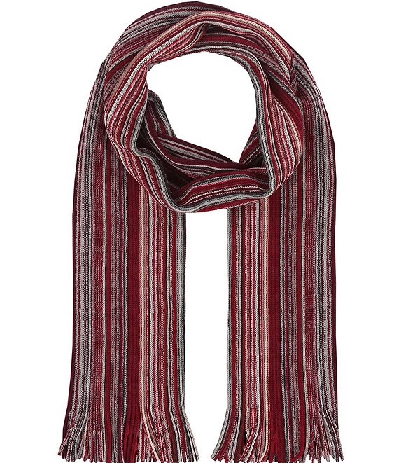 Murano Raschel Striped Wool Scarf