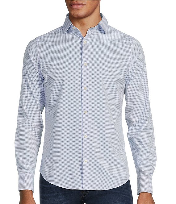 Murano Slim-Fit Geo Print Performance Long-Sleeve Woven Shirt | Dillard's