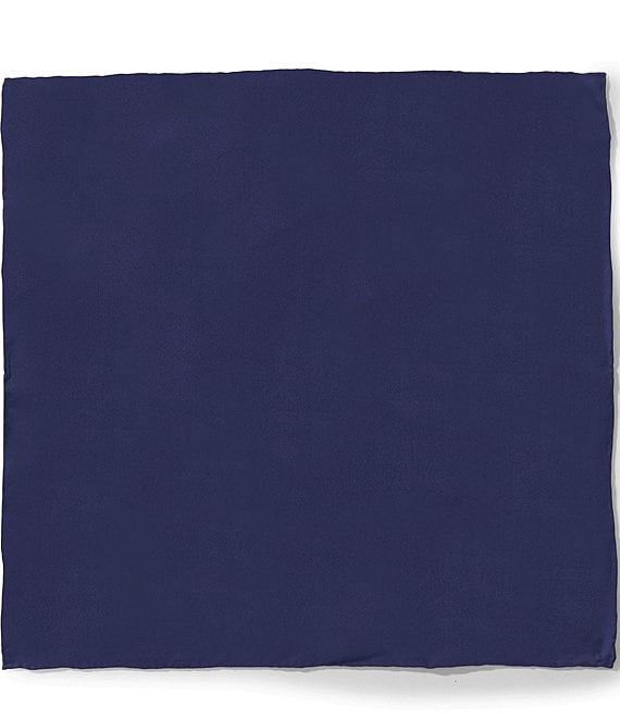 Murano Solid Silk Pocket Square