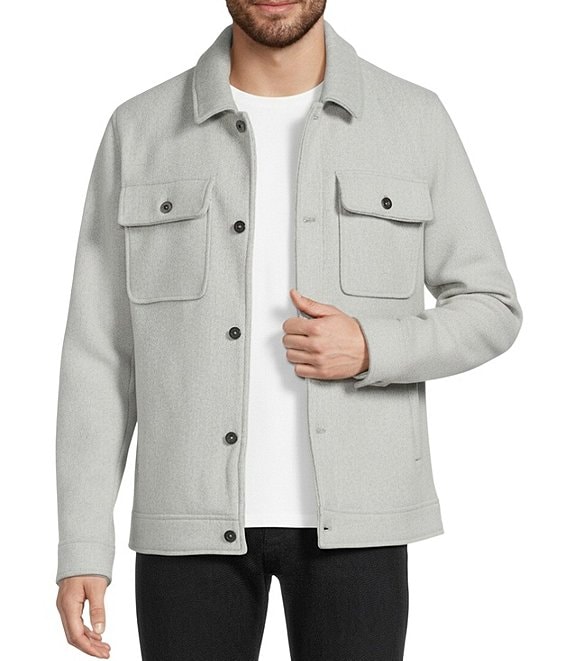 Murano The City Stride Shirt Jacket, Light Grey Heather - Image 1