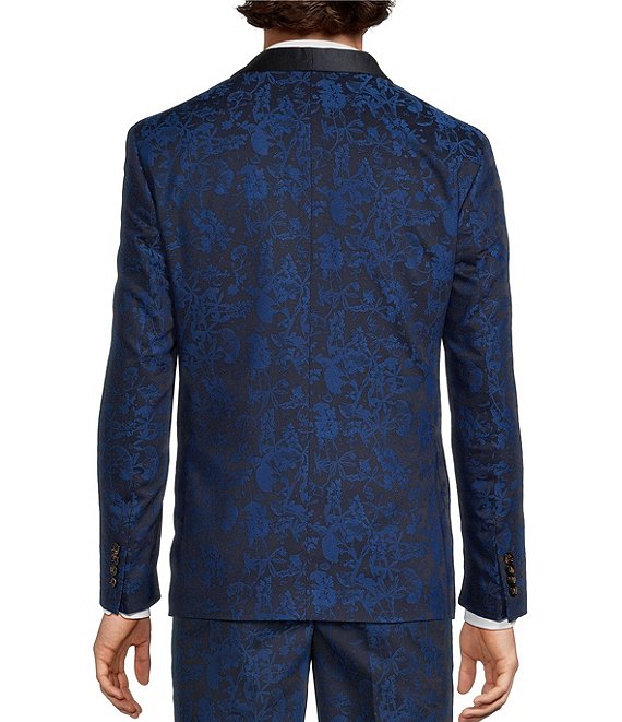 Murano The Event Capsule Slim Fit Jacquard Print Suit Separates
