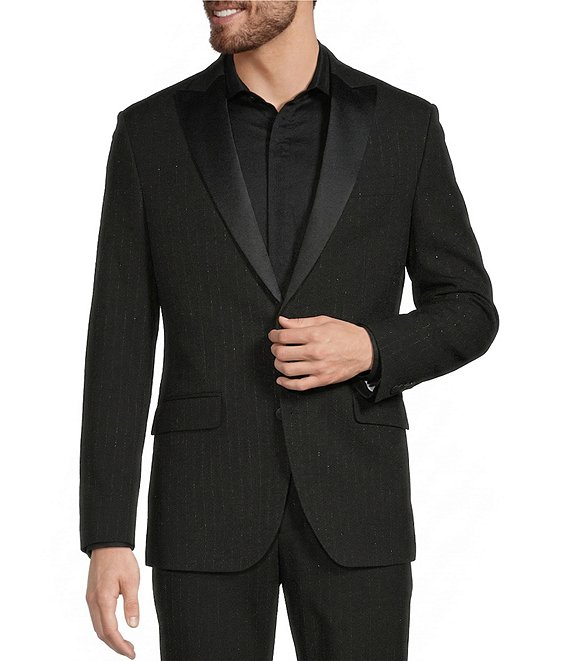 Murano The Event Capsule Slim Fit Pinstripe Suit Separates Jacket