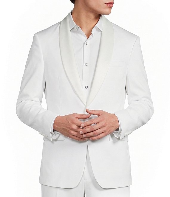 Murano The Event Capsule Slim Fit Sateen Shawl Lapel Suit Separates Jacket