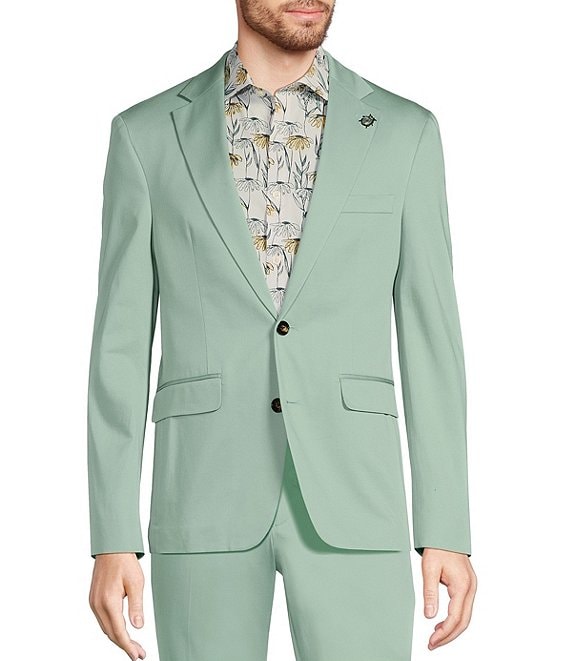 Murano Verdant Vibes Collection Slim-Fit Sateen Suit Separates