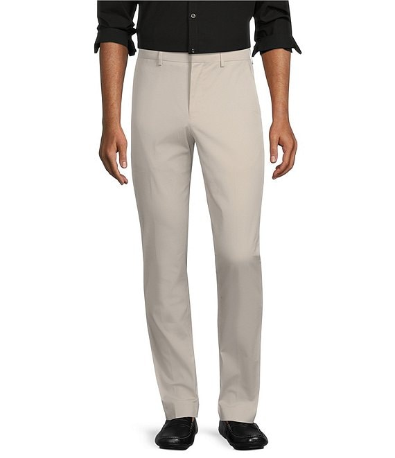 Murano Wardrobe Essentials Evan Extra Slim Fit Flat Front Tapered Leg Chino Dress  Pants