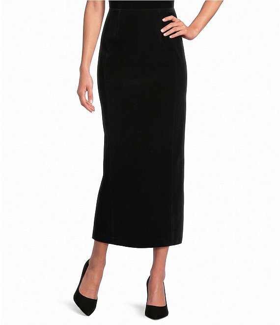 Muse by Marchesa Arden Velvet Maxi Skirt