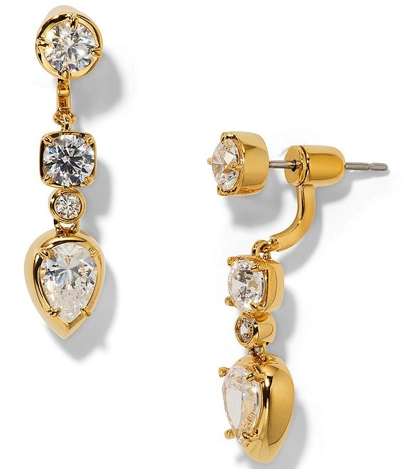 Nadri Delancey Front Back Drop Earrings