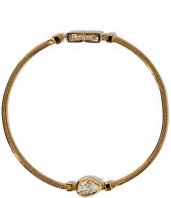 Nadri Delancey Pear Flex Line Bracelet