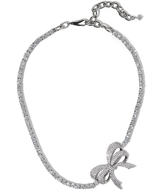 Nadri Eros Pave Bow Choker Necklace