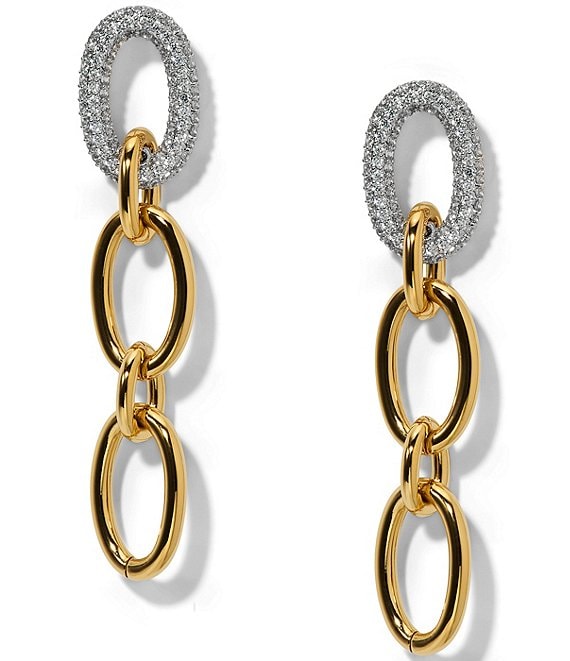 Nadri Gemini Link Drop Earrings