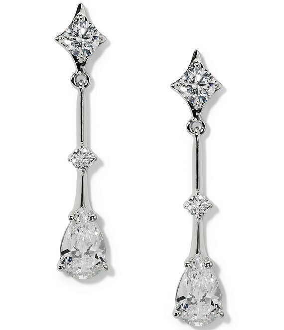 Nadri Hera Star Long Drop Earrings