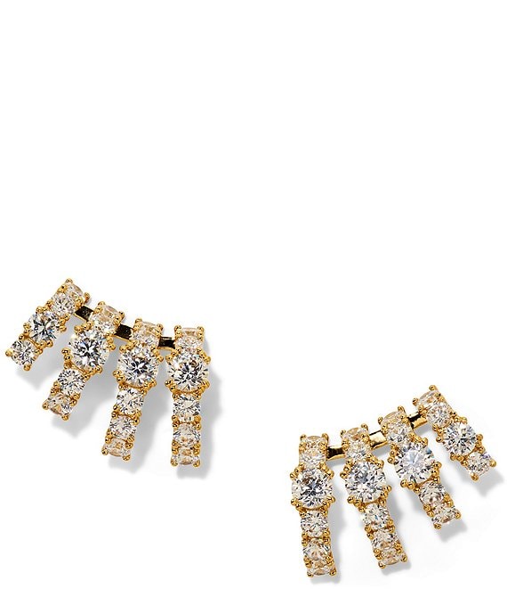 Nadri Twinnie Multi Cage Stud Earrings