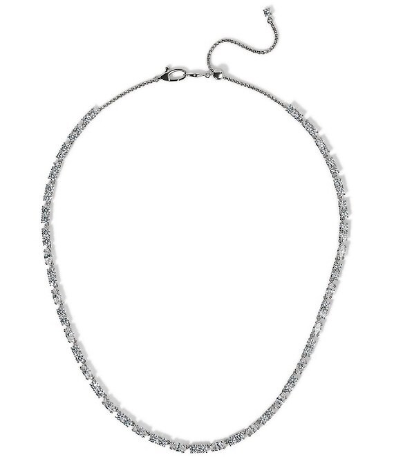 Nadri Twinnie Pattern Adjustable Collar Necklace