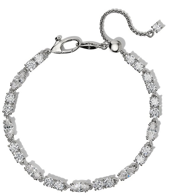 Nadri Twinnie Pattern Line Bracelet