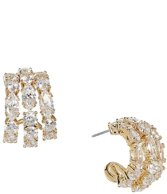 Nadri Twinnie Small Multi Hoop Earrings