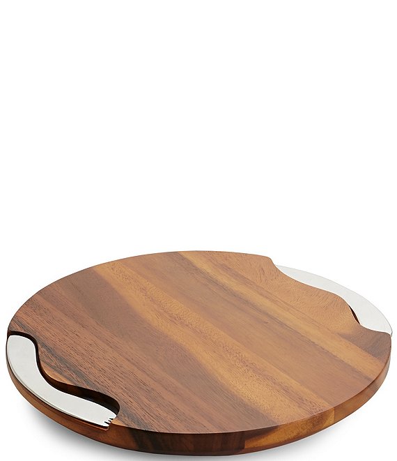 Nambe Cheese Block With Knife and Spreader