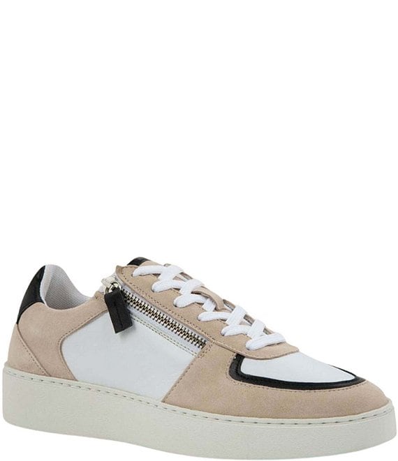 Naot Newbury Leather Suede Side Zip Sneakers