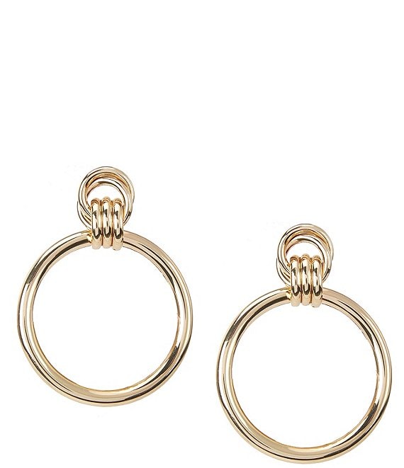 Natasha Accessories Circle Drop Earrings Dillard's