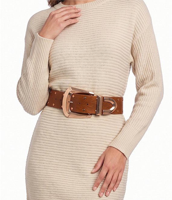 Natasha Accessories Grommet Studded Belt