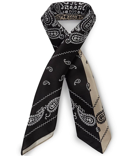 Natasha Accessories Half Bandana Square Scarf