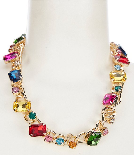 geometrical Statement necklace rainbow Bib necklace wearable art - Shop  Zaizai Jewelry Necklaces - Pinkoi