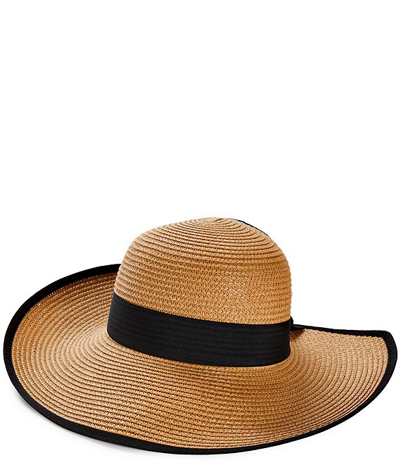 Natasha Accessories Open Back Bow Floppy Hat