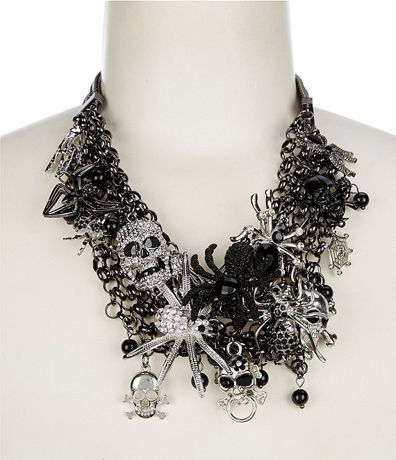 Natasha Accessories Spider Statement Necklace Dillard's