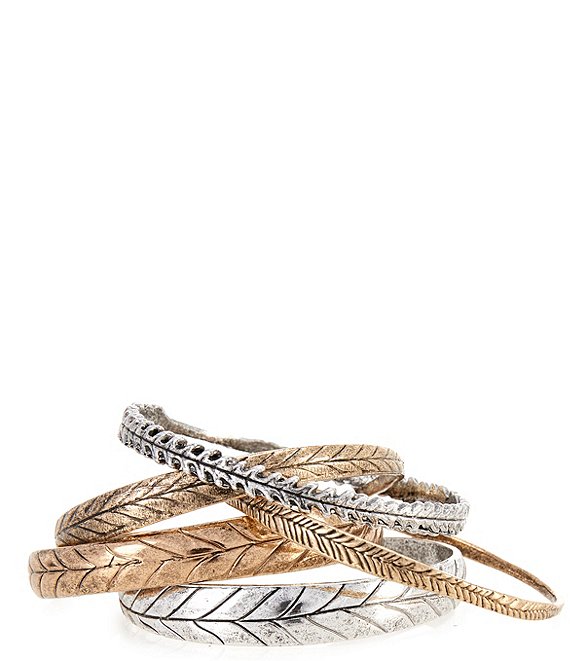 Natasha Accessories Western Bangle Bracelet Set