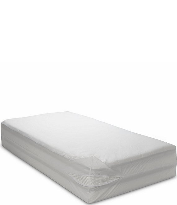 Color:White - Image 1 - Classic Allergy and Bed Bug Proof 15#double; Mattress Cover