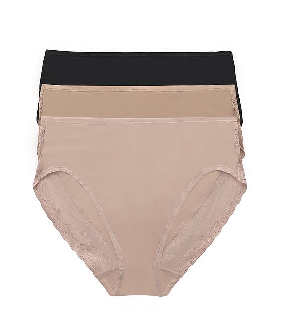 Color:Black/Cafe/Mocha - Image 1 - Bliss Perfection French Cut Panty 3-Pack