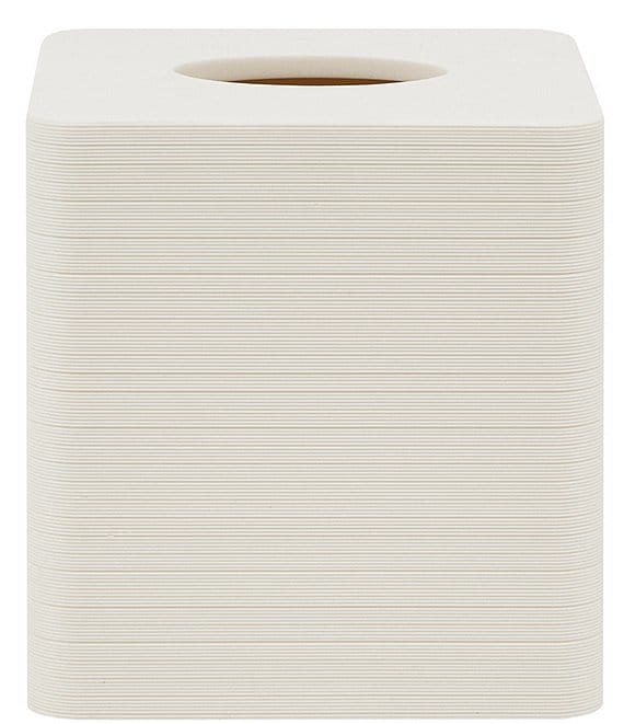 Natori Infinity Bath Collection Sand-Textured Tissue Box Cover