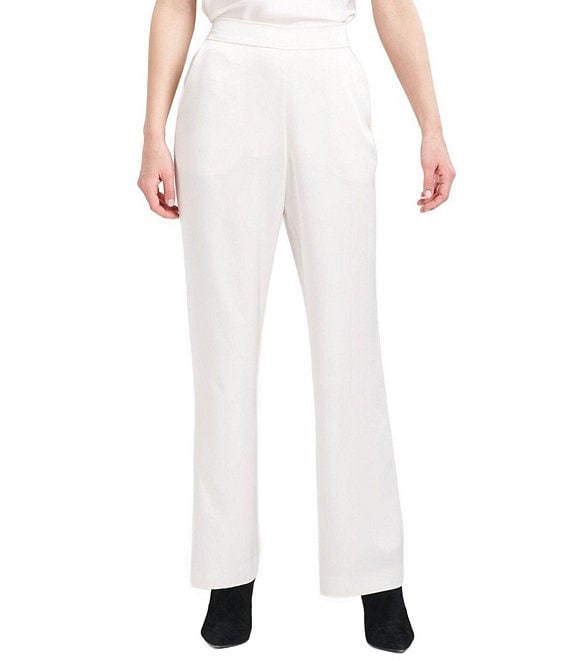 Natori Luxe Charmeuse Tapered-Leg Pocketed Pull-On Pants | Dillard's