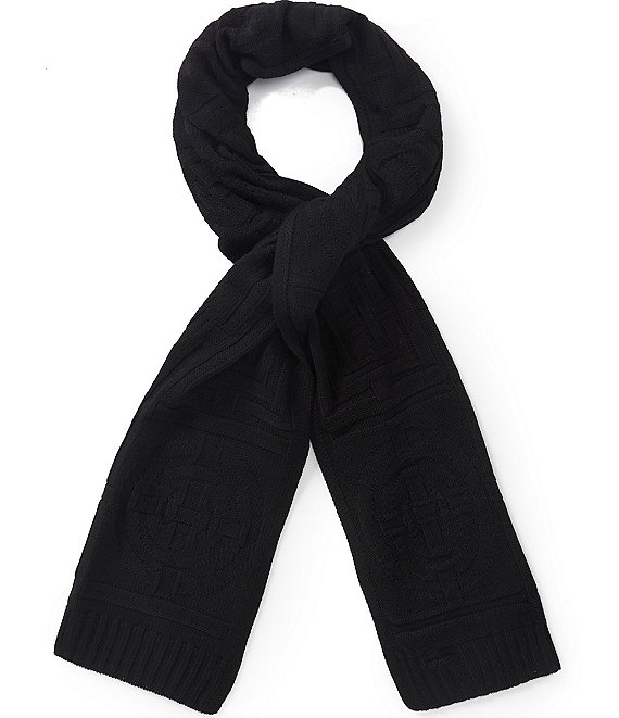Natori Luxe Infinity Jacquard Knit Scarf