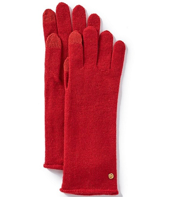 Natori Luxe Knit Wool Cashmere Blend Tech Touch Gloves