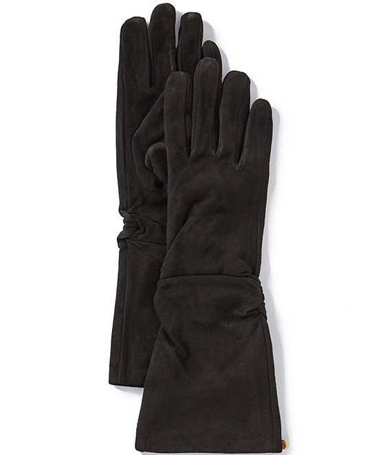 Natori Suede Silk Lined Gloves