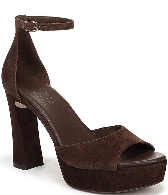 ローチャリ　デナリ Naturalizer 27 EDIT Delphie Suede Ankle Wrap Platform Dress