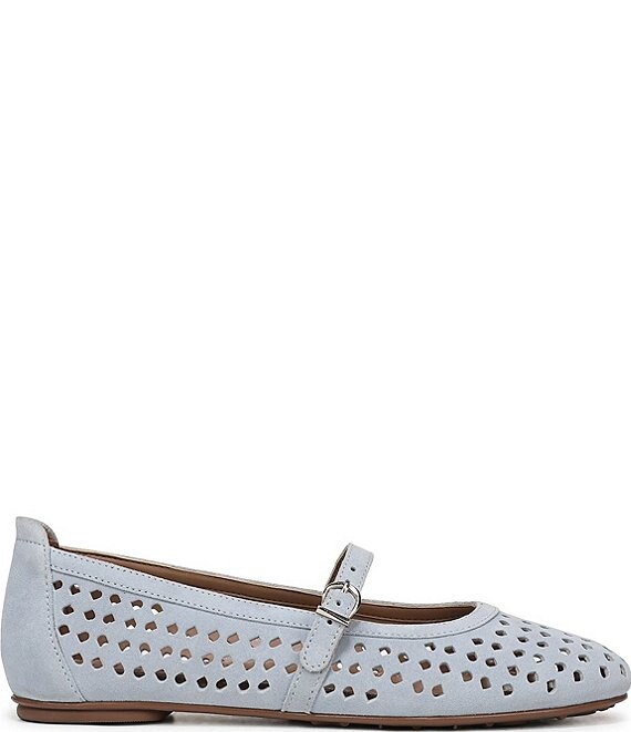 Naturalizer Aria Perforated Suede Mary Jane Flats | Dillard's