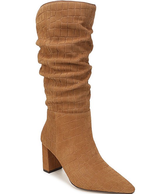 Naturalizer Fletcher Slouch Suede Dress Boots
