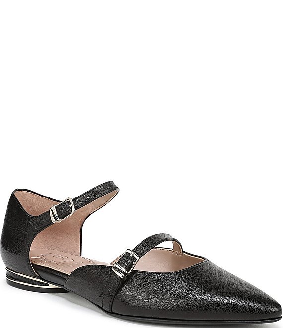 (取寄) ナチュラライザー レディース ハーモニー Naturalizer women Harmony Black Leather Naturalizer Harmony Leather Mary Jane Flats | Dillard's