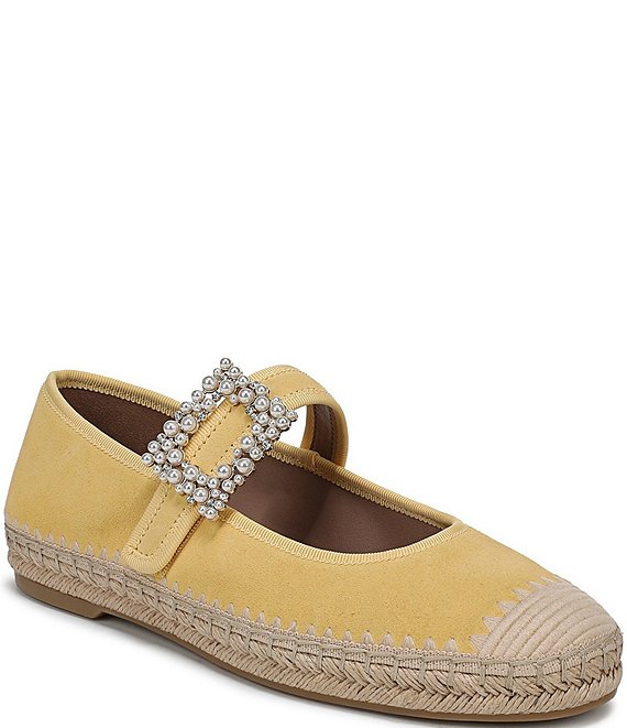 Naturalizer Java Suede Mary Jane Espadrille Flats
