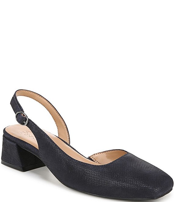 Naturalizer Jayla Textured Suede Slingback Pumps | Dillard's