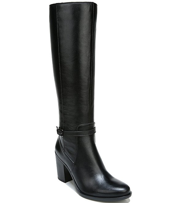 Naturalizer Kalina Wide Calf Leather Tall Shaft Boots | Dillard's