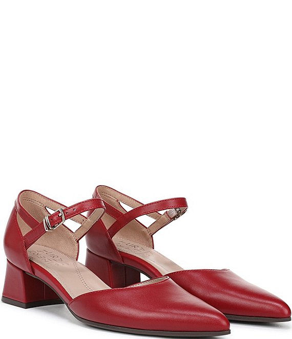 Naturalizer Maddox Leather Ankle Wrap Pumps | Dillard's
