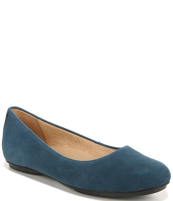 Color:Oceanic Blue - Image 1 - Maxwell Suede Flats
