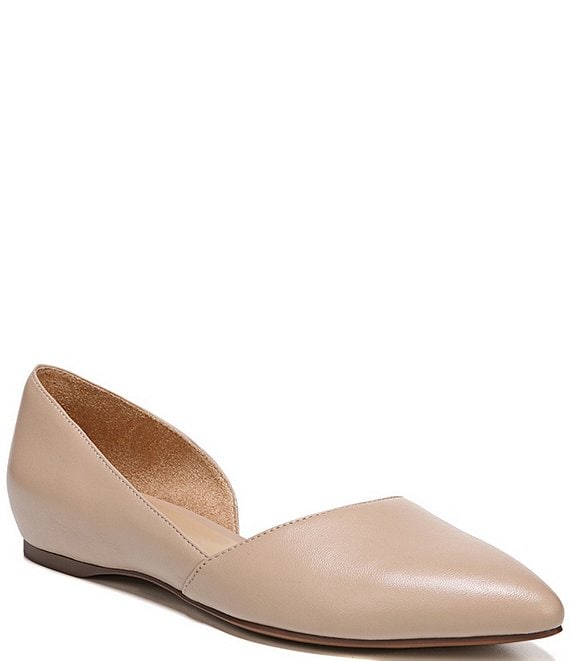 Color:Taupe - Image 1 - Samantha Leather Flats